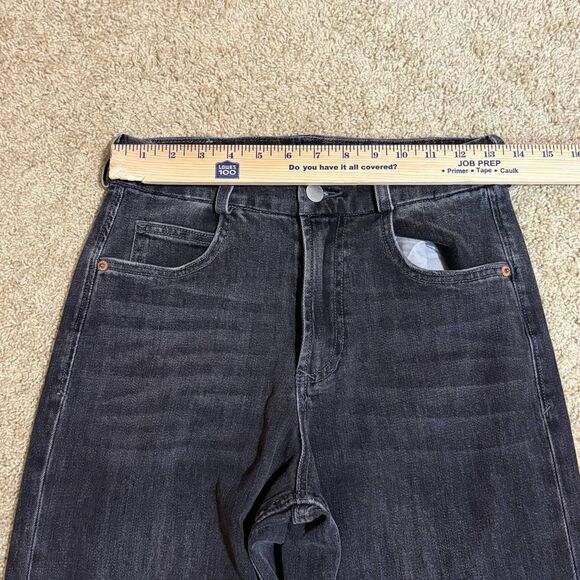 Dear John Audrey wide leg high waisted washed black‎ cropped Jean size 25 - Picture 6 of 10
